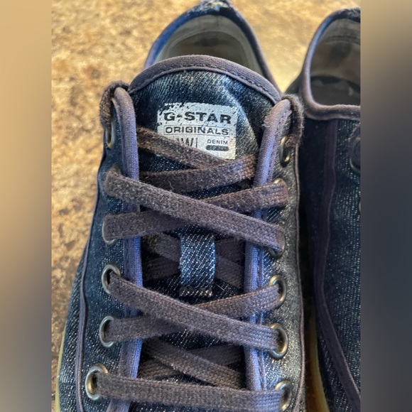 G-STAR RAW “ROVULC ROEL DENIM” LOW CUT SNEAKERS SHOES SIZE EU 39 MENS 6 WOMENS 8 - Picture 3 of 16